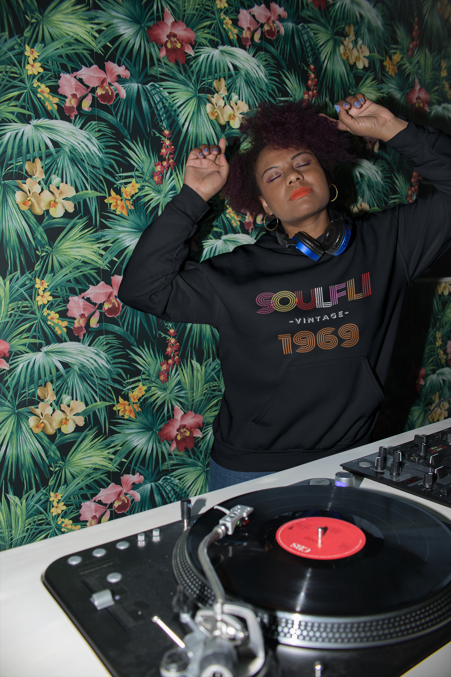 Soulfli Vintage Unisex Premium Pullover Hoodie