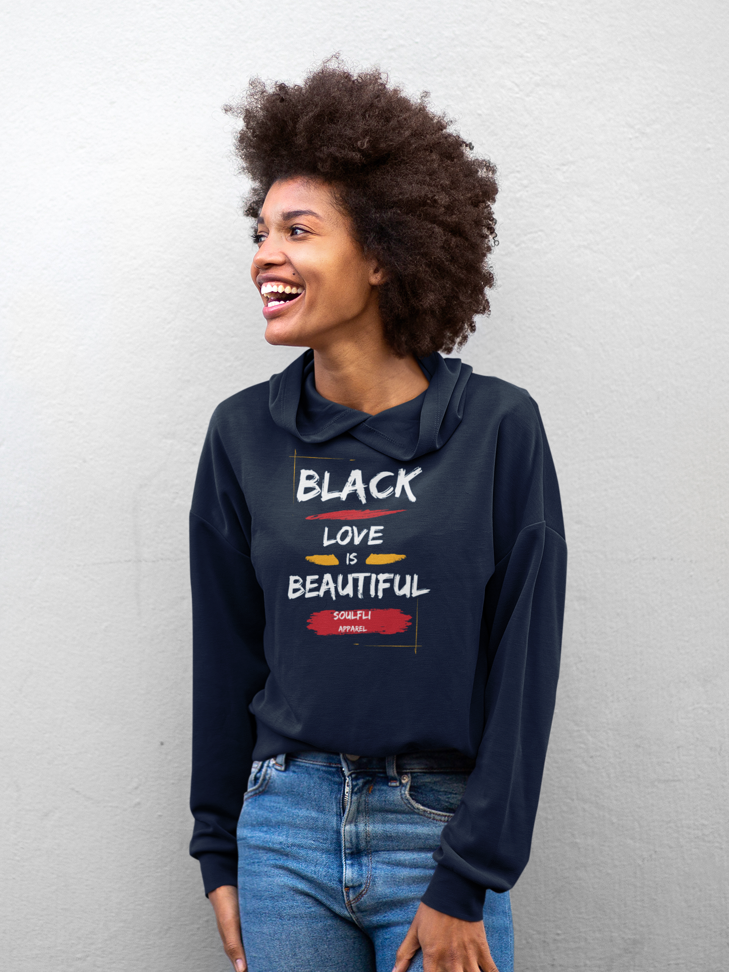 Black Love is Beautiful Unisex Sweatshirt