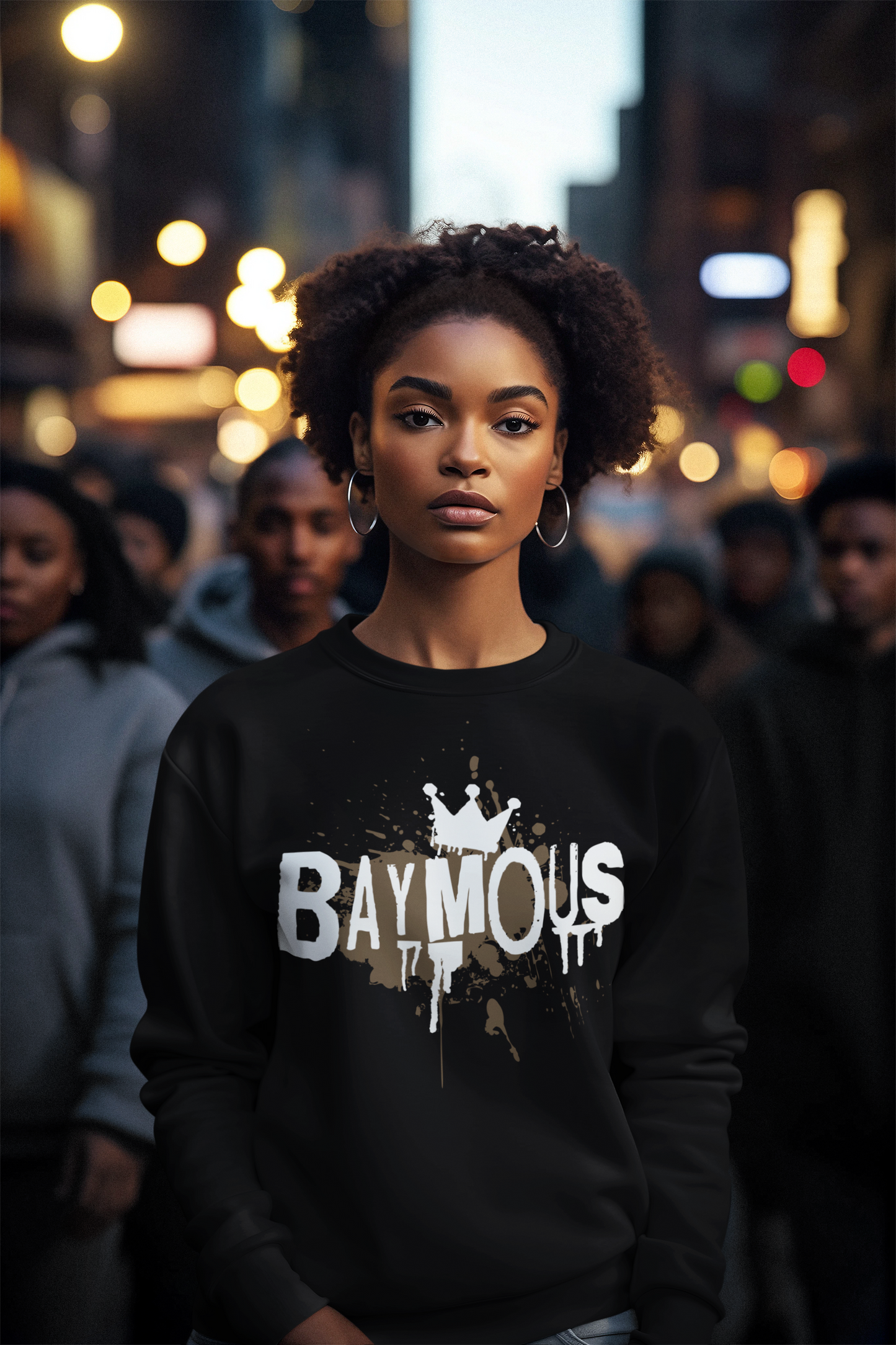 Baymous(Bay Famous) Unisex Premium Crewneck Sweatshirt