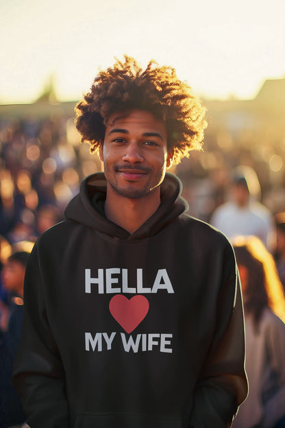 Hella Luv My Wife Unisex Premium Pullover Hoodie
