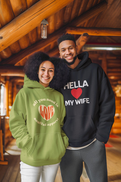 Hella Luv My Wife Unisex Premium Pullover Hoodie