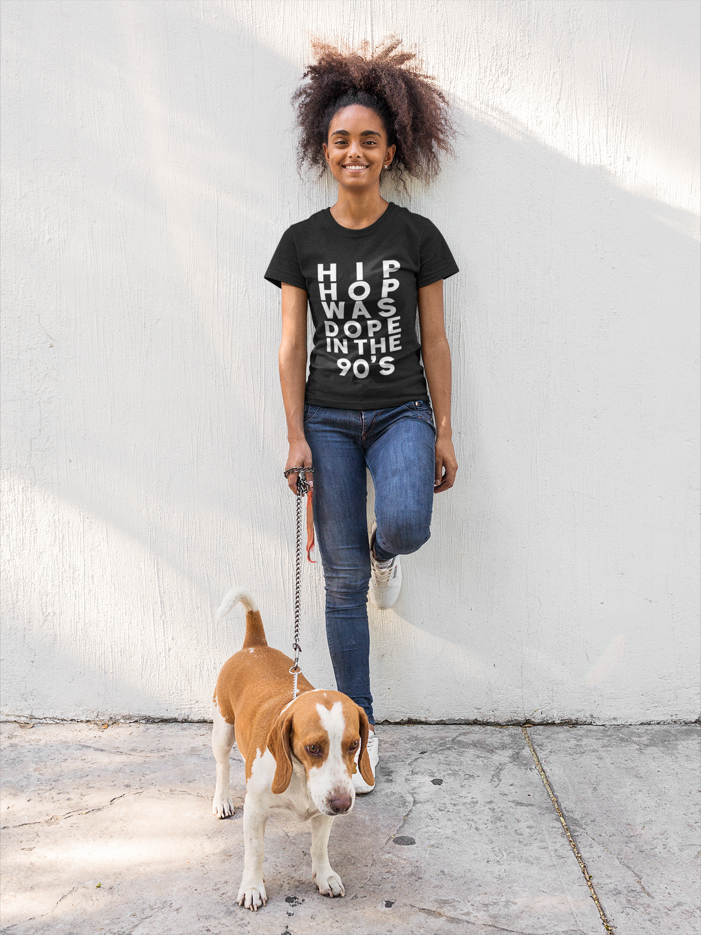 Hip Hop Was Dope Women's Off The Shoulder T- Shirt