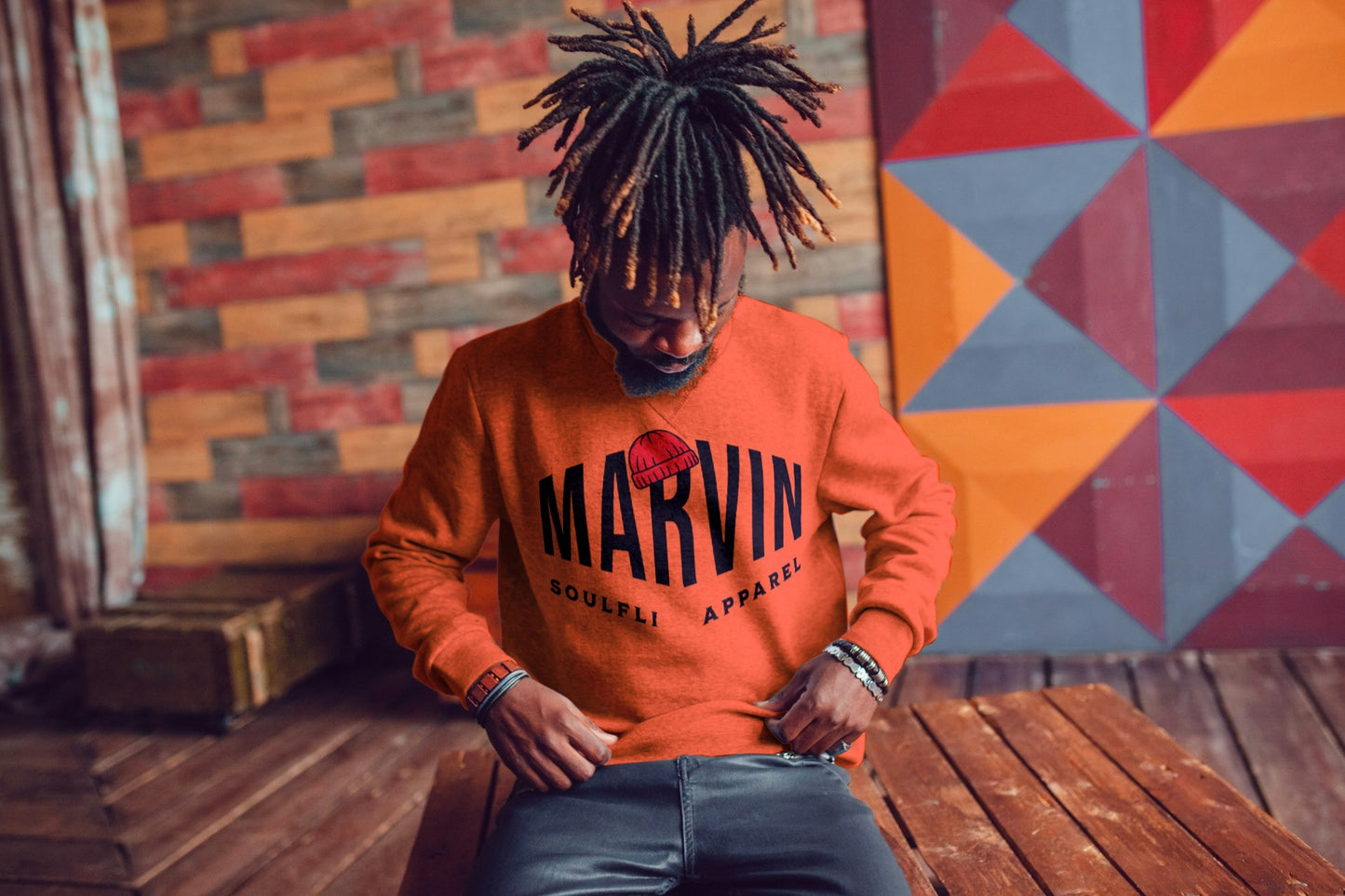 Marvin tribute Unisex Heavy Blend Sweatshirt