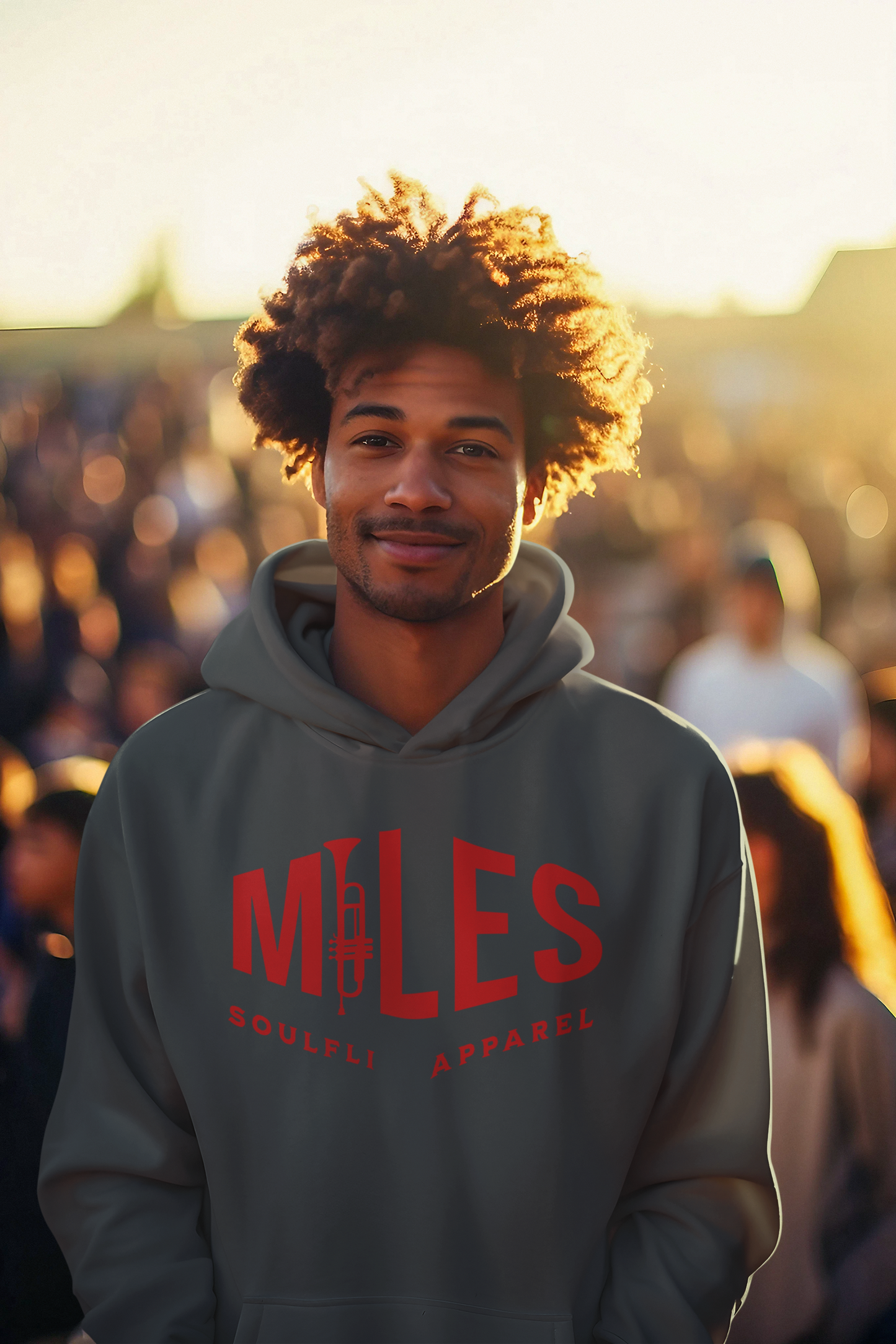 Miles Tribute Unisex Premium Pullover Hoodie