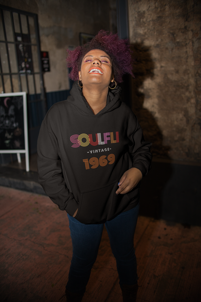 Soulfli Vintage Unisex Premium Pullover Hoodie