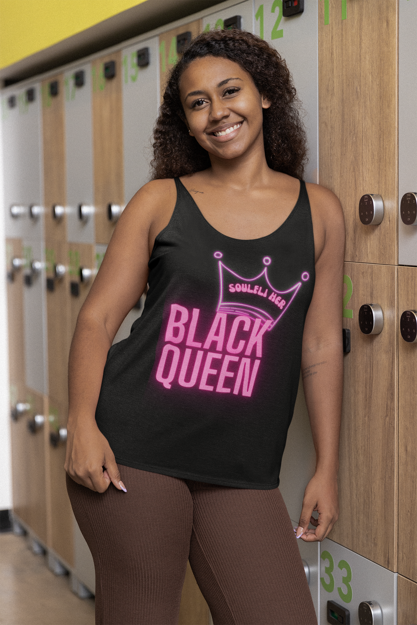 Black Queen Women's Racerback Tank