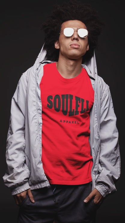 Soufli Big Logo Black Unisex Jersey Tee