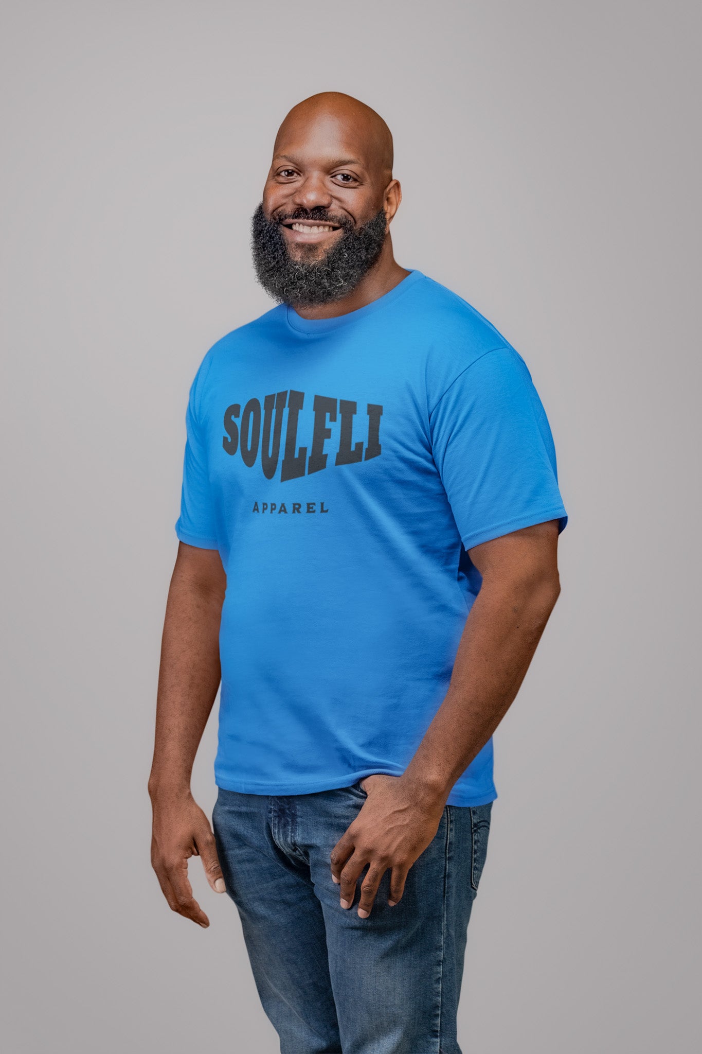 Soufli Big Logo Black Unisex Jersey Tee