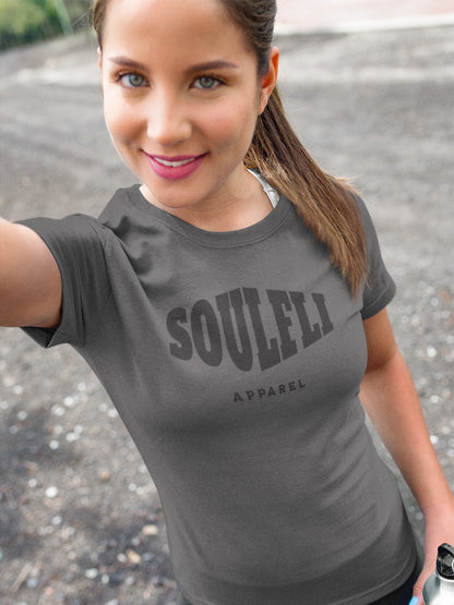 Soufli Big Logo Black Unisex Jersey Tee