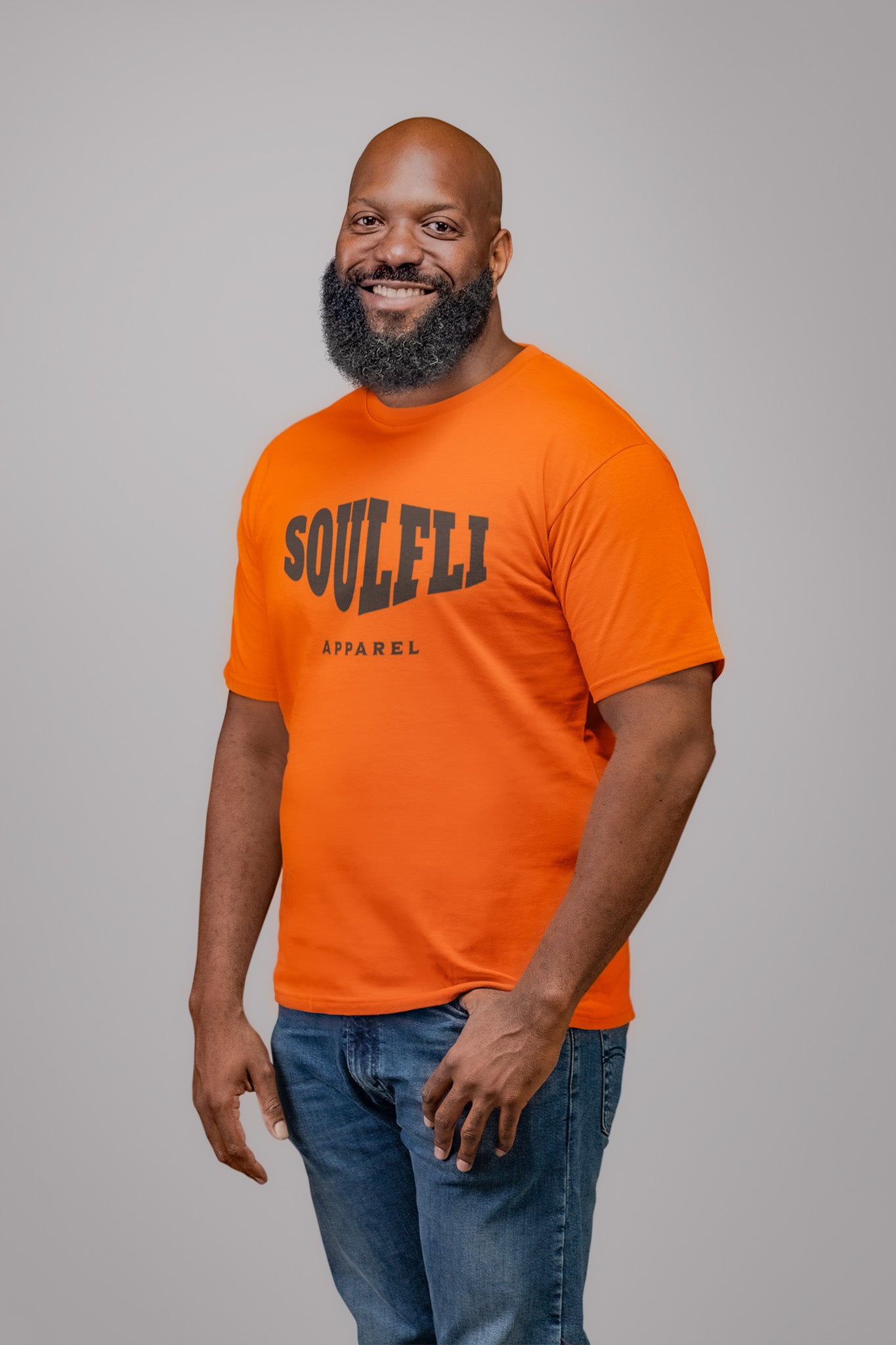 Soufli Big Logo Black Unisex Jersey Tee