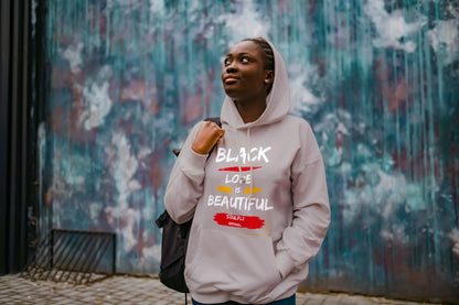 Black Love Is Beautiful Unisex Premium Pullover Hoodie