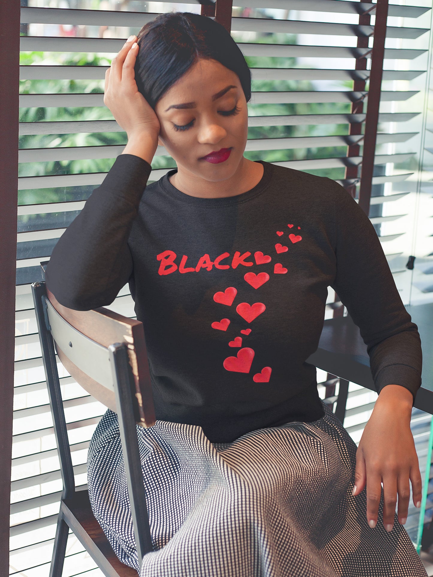 Black Love So Much Luv Unisex Jersey Long Sleeve T-Shirt