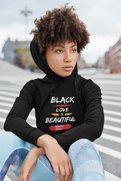 Black Love Is Beautiful Unisex Premium Pullover Hoodie