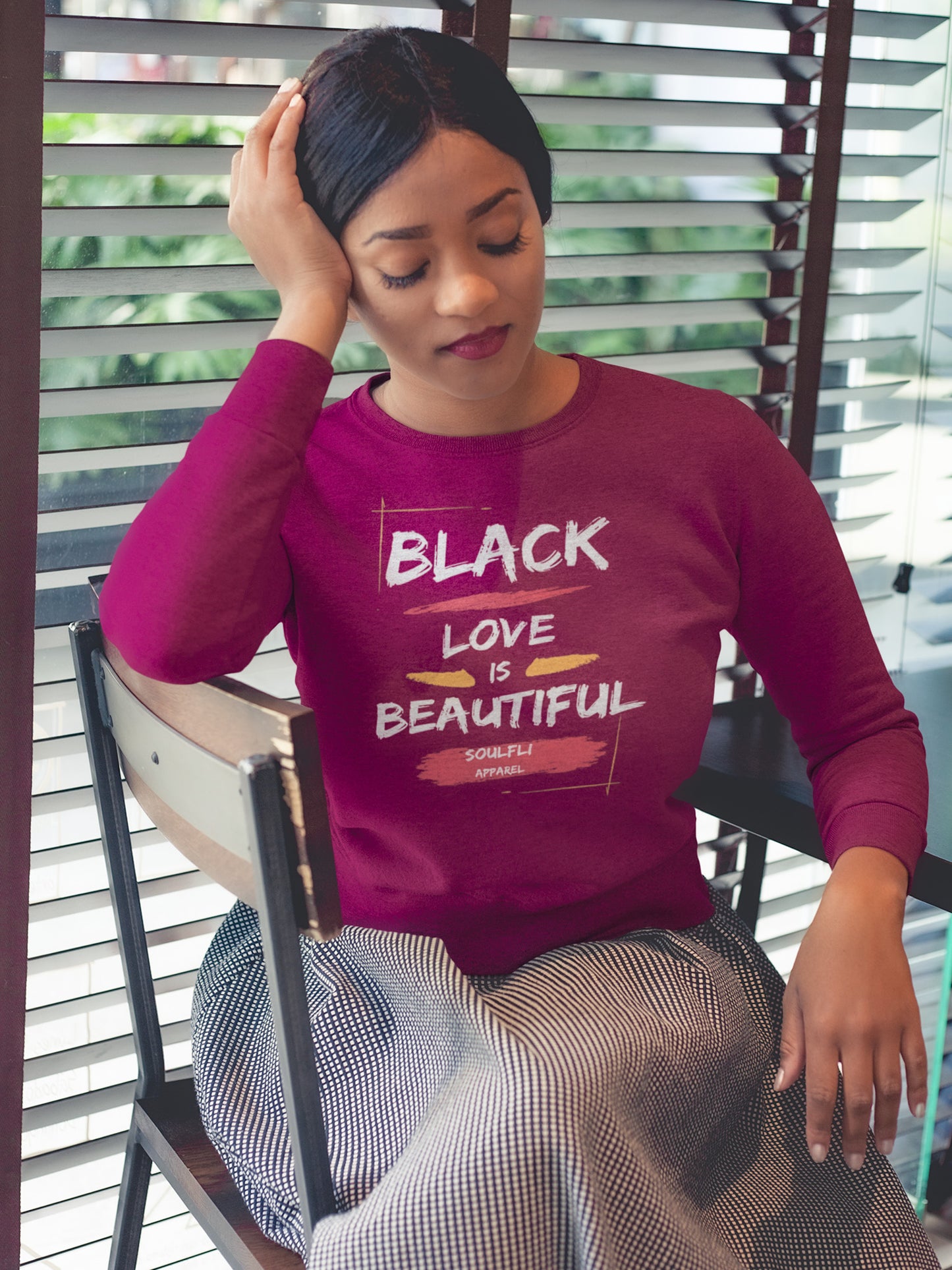 Black Love is Beautiful Unisex Sweatshirt