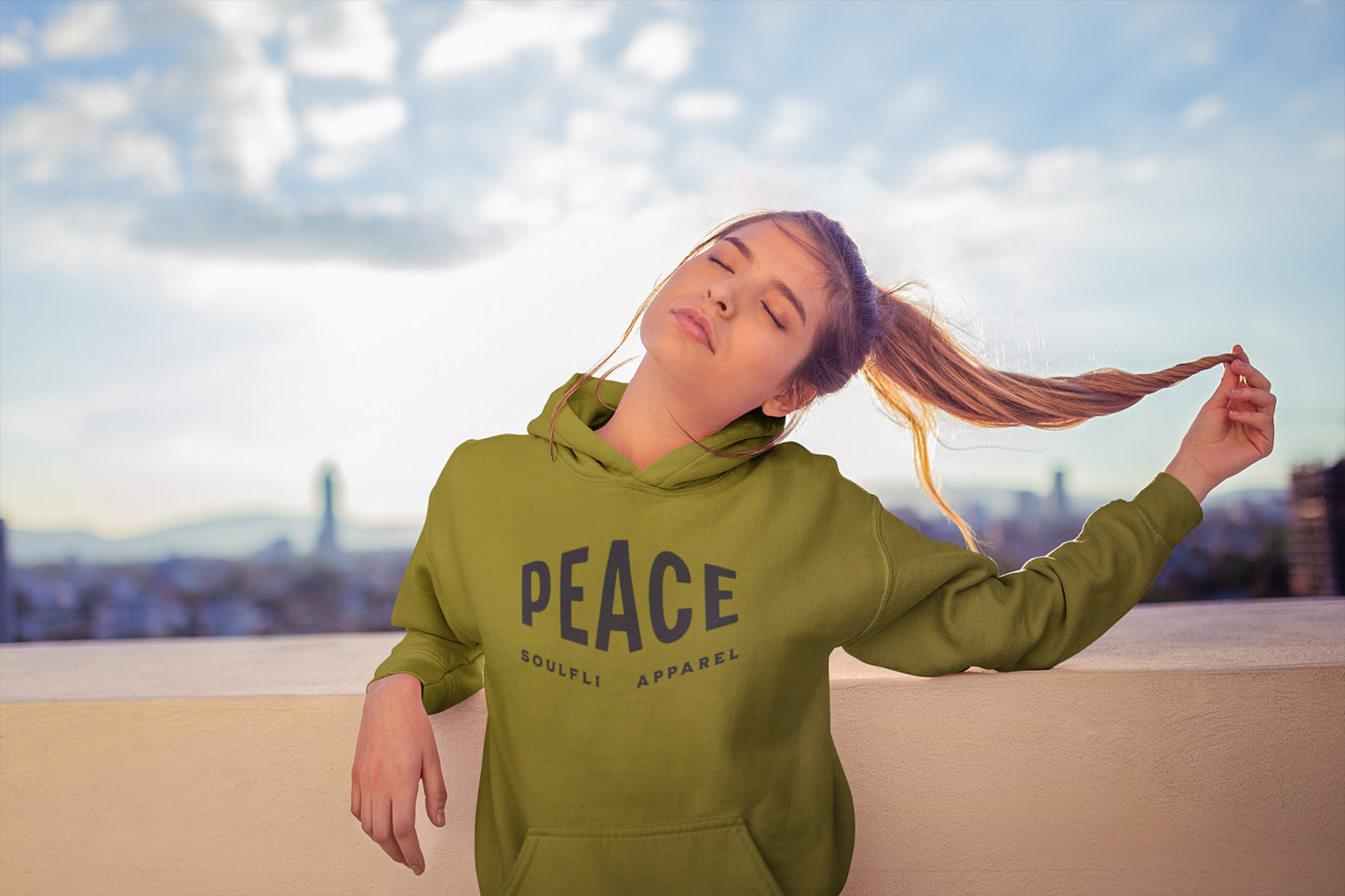 Peace Unisex Premium Pullover Hoodie