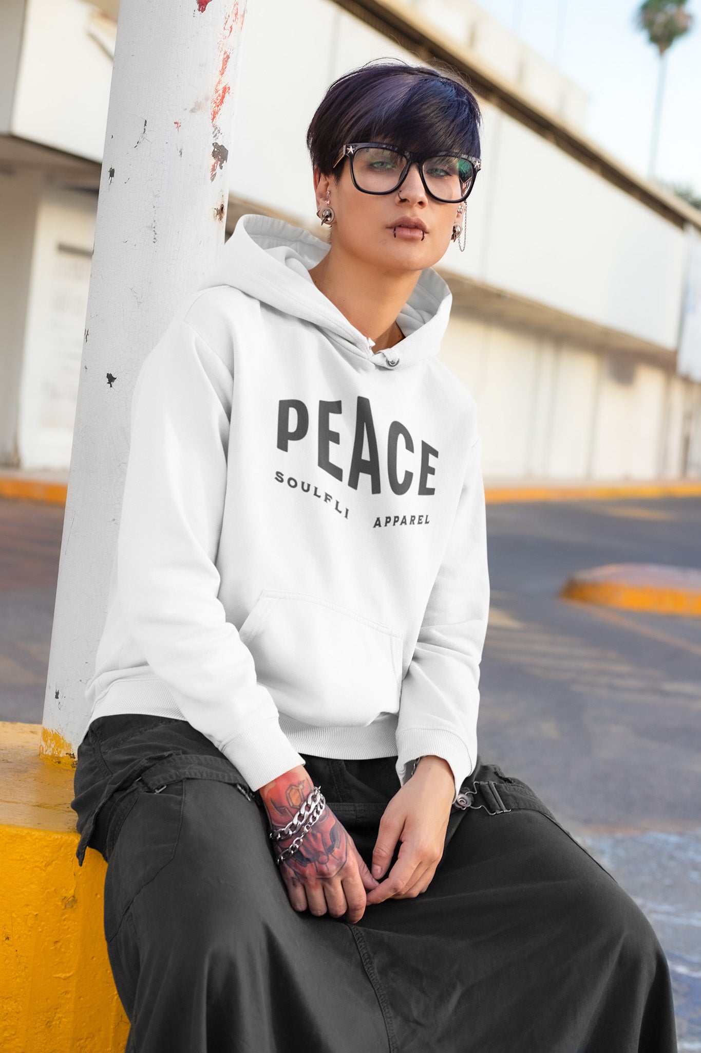 Peace Unisex Premium Pullover Hoodie