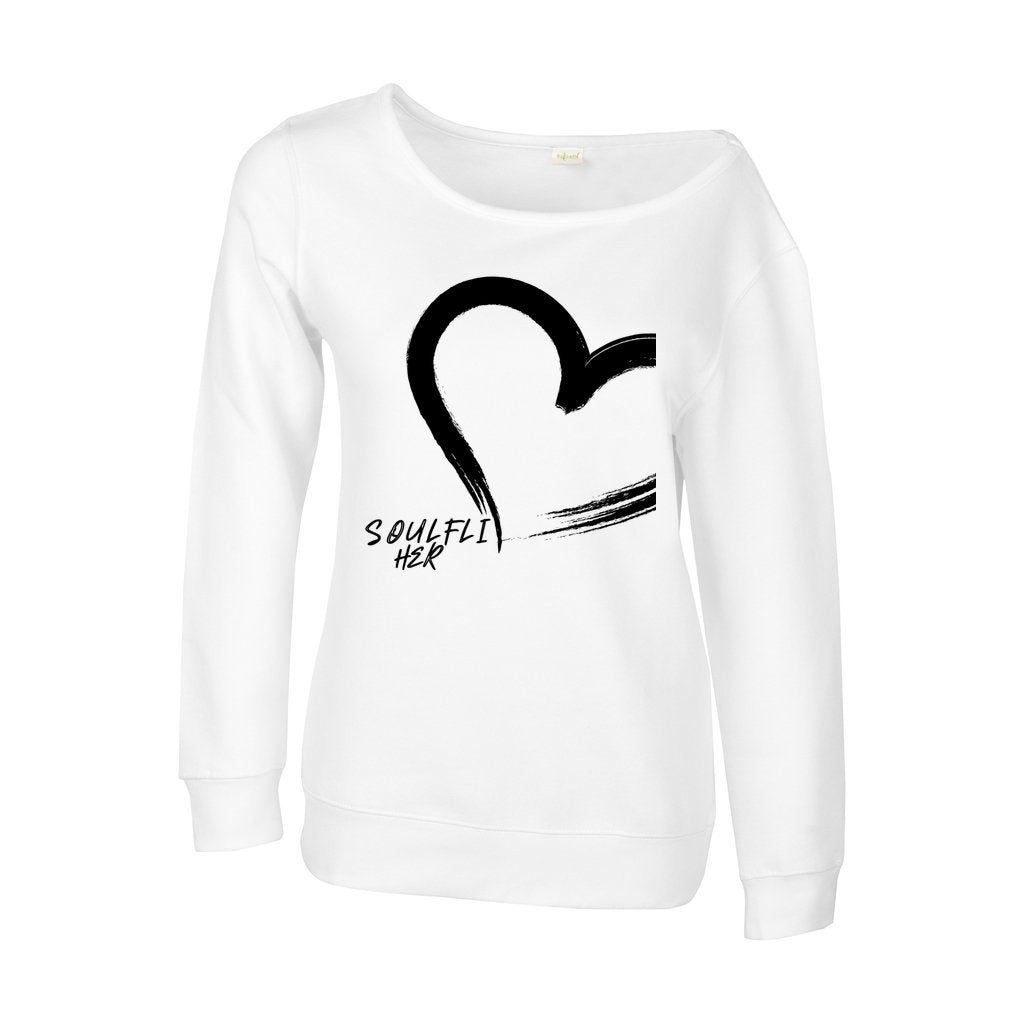 Off the 2024 shoulder love sweatshirt