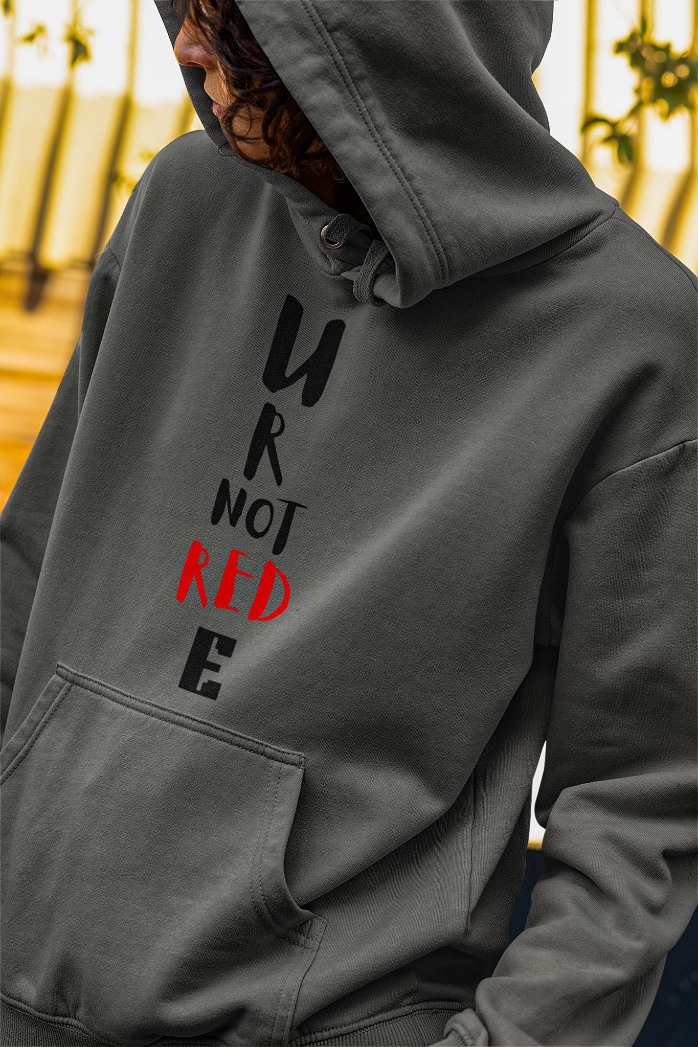 U R Not Red E Unisex Premium Pullover Hoodie