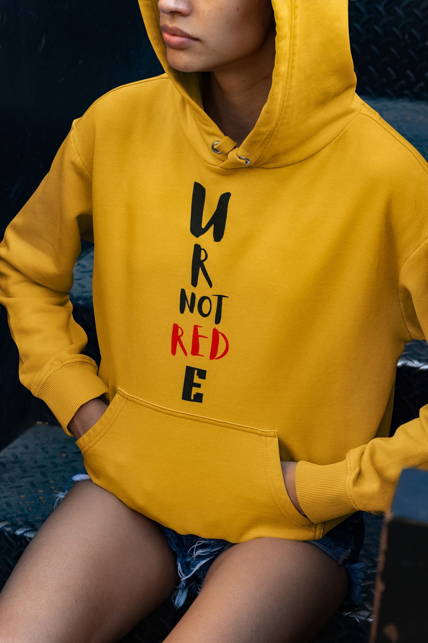 U R Not Red E Unisex Premium Pullover Hoodie